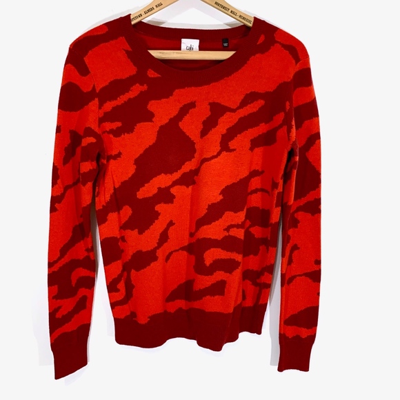 CAbi Sweaters - Cabi Red & Burgundy Sweater